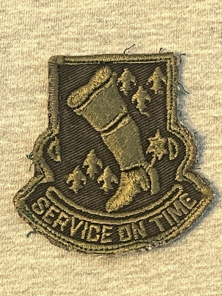 WWII US Army Service Battalion Patch RARE WW2