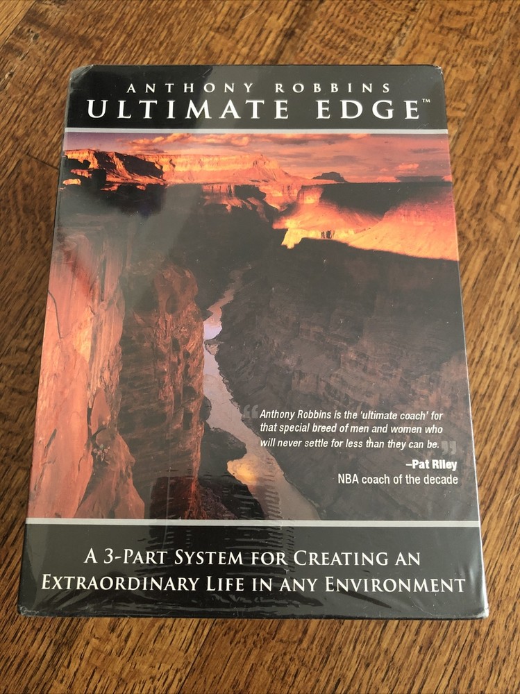 Anthony Robbins - Ultimate Edge 3 Part System - CD & DVD Set