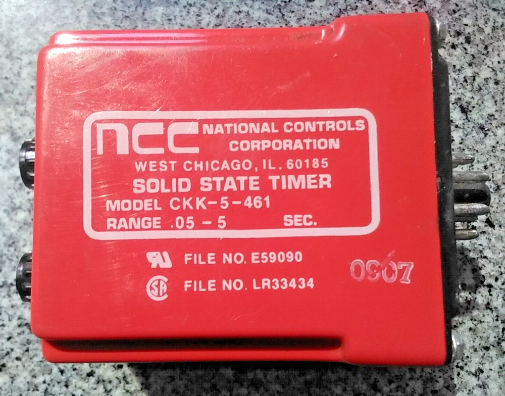 AMETEK NCC CKK-5-461 Solid State Timer 05-5sec