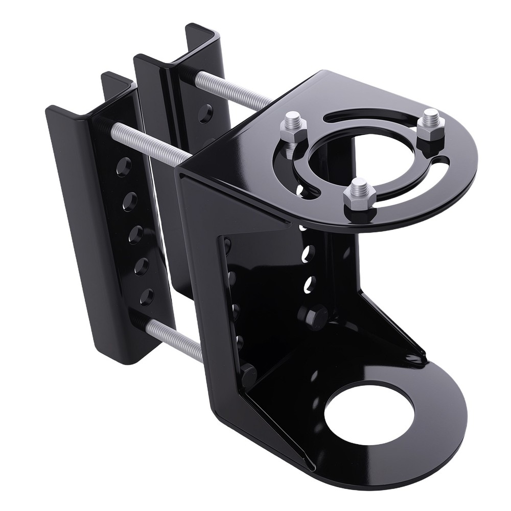 Side Mount Trailer Jack Bracket Kit Steel 3-Bolt Pattern A-Frame Design