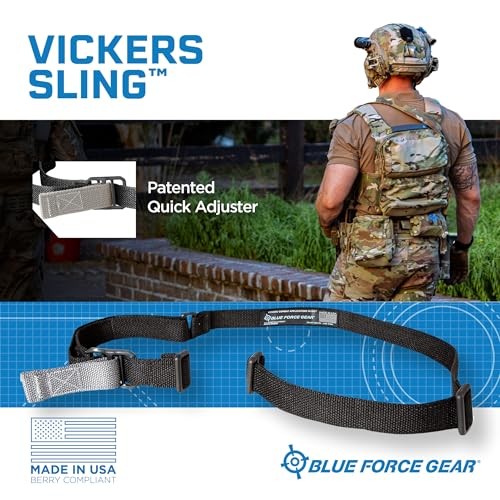 Vickers Sling - Patented 2-Point Adjustable Sling Black