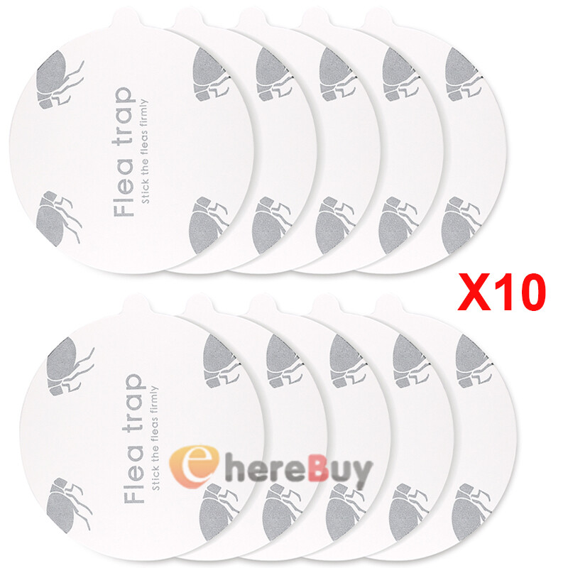 1~10 Pack Flea Trap Refill Discs Replacement Glue Boards, 7.1 Sticky Pads