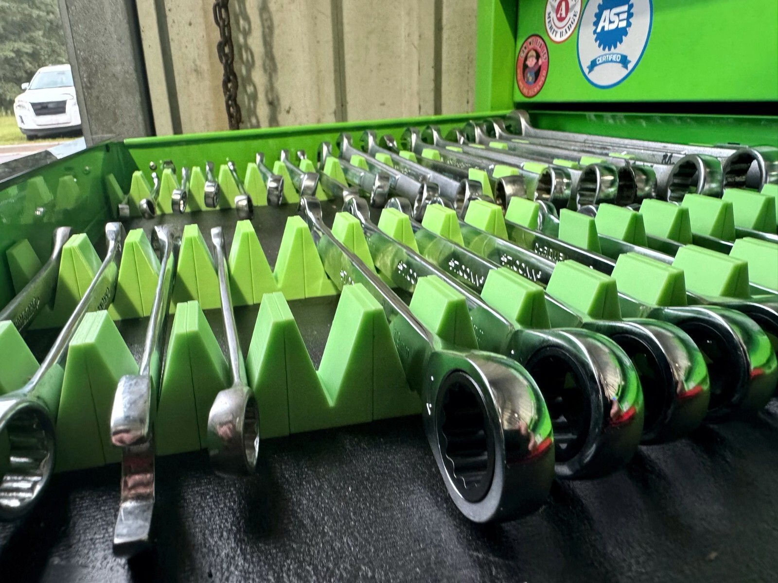 20 pc Magnetic Wrench Organizer