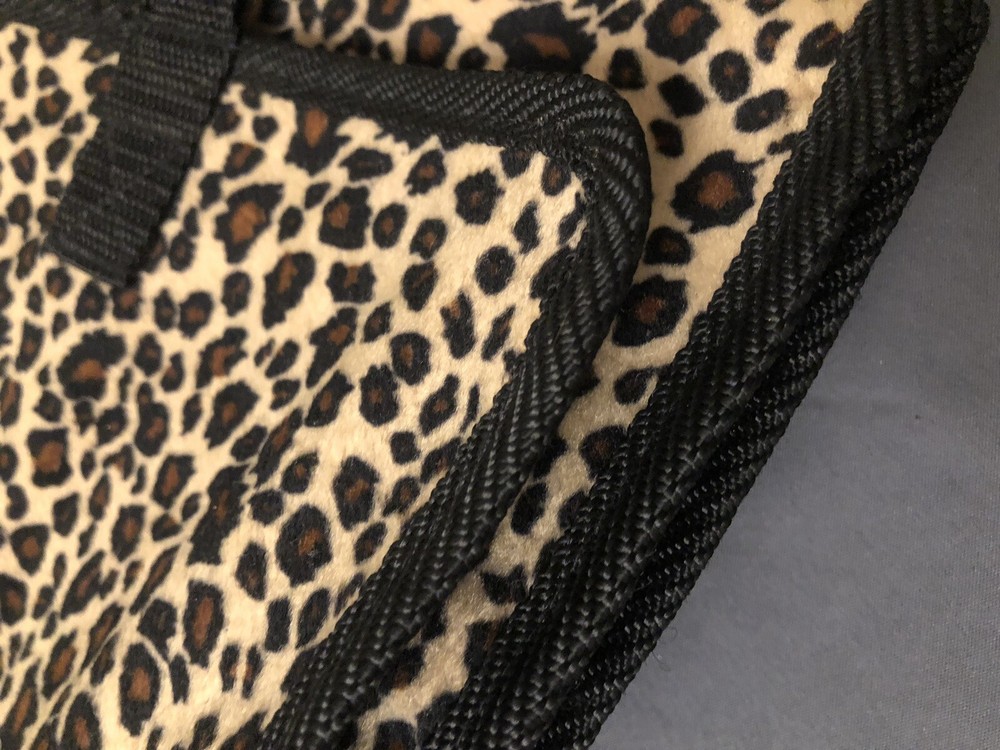Cheetah Soft Material Organizer for Makeup & Etc