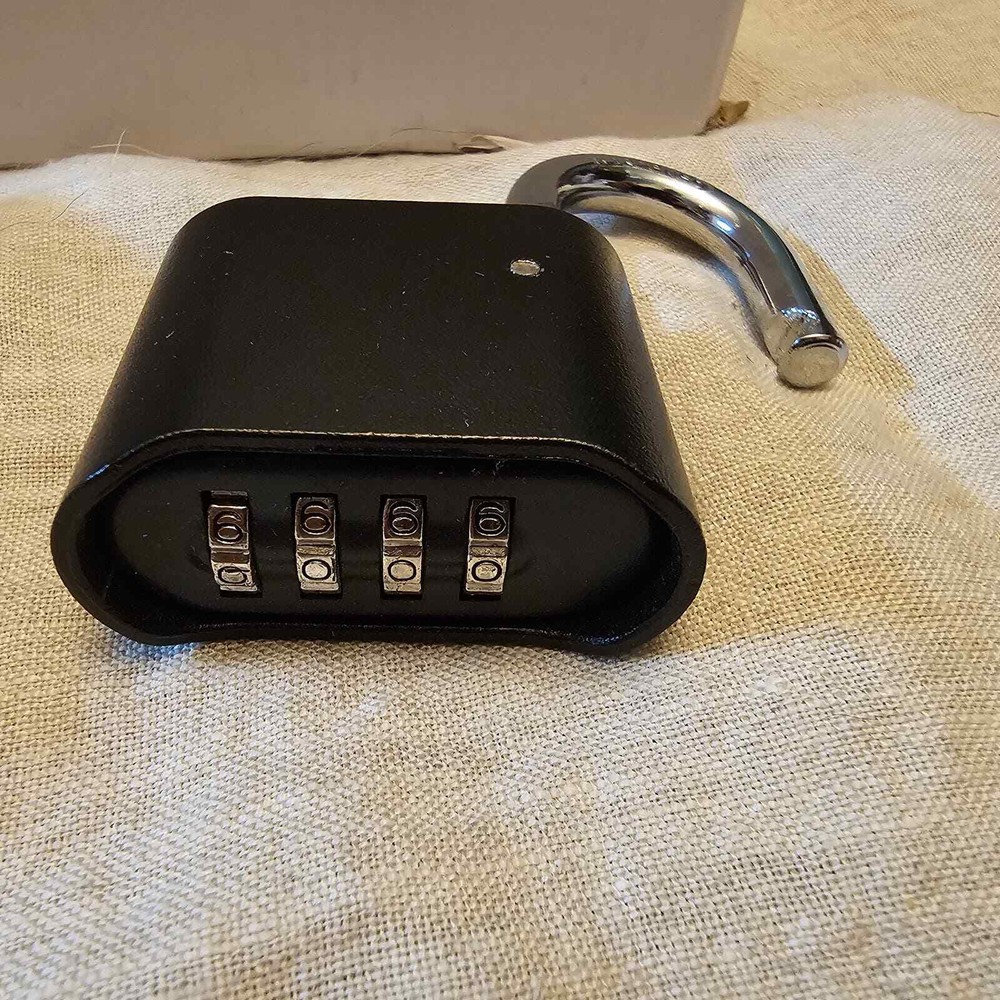 12 Pack Outdoor Combination Lock, Heavy Duty Pad Locks with 4 Digit Code