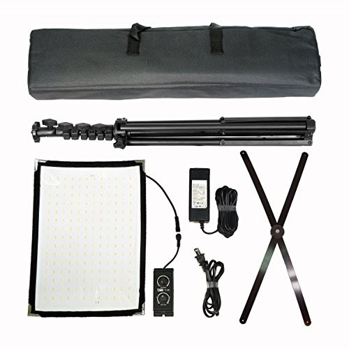 FL-180 Flexible Vari-Color LED Light Panel Kit with Stand