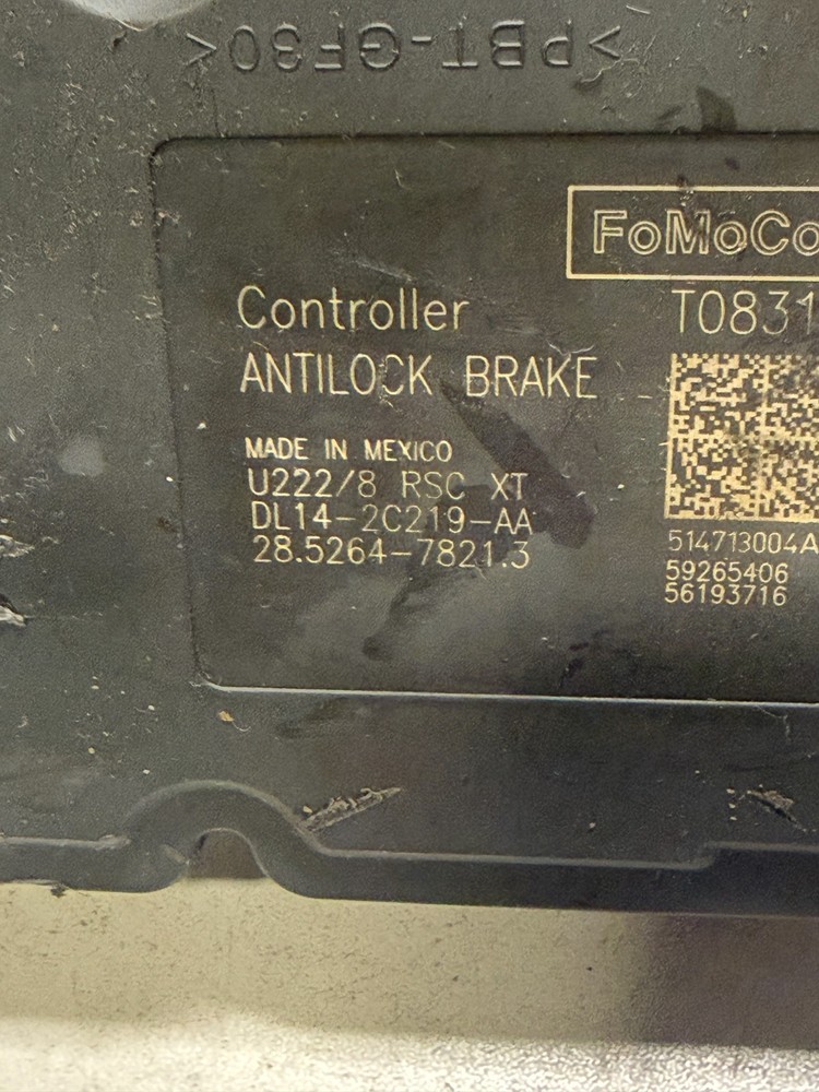 2012-14 Ford Expedition ABS Brake Pump Control Module DL14-2C219-AA OEM