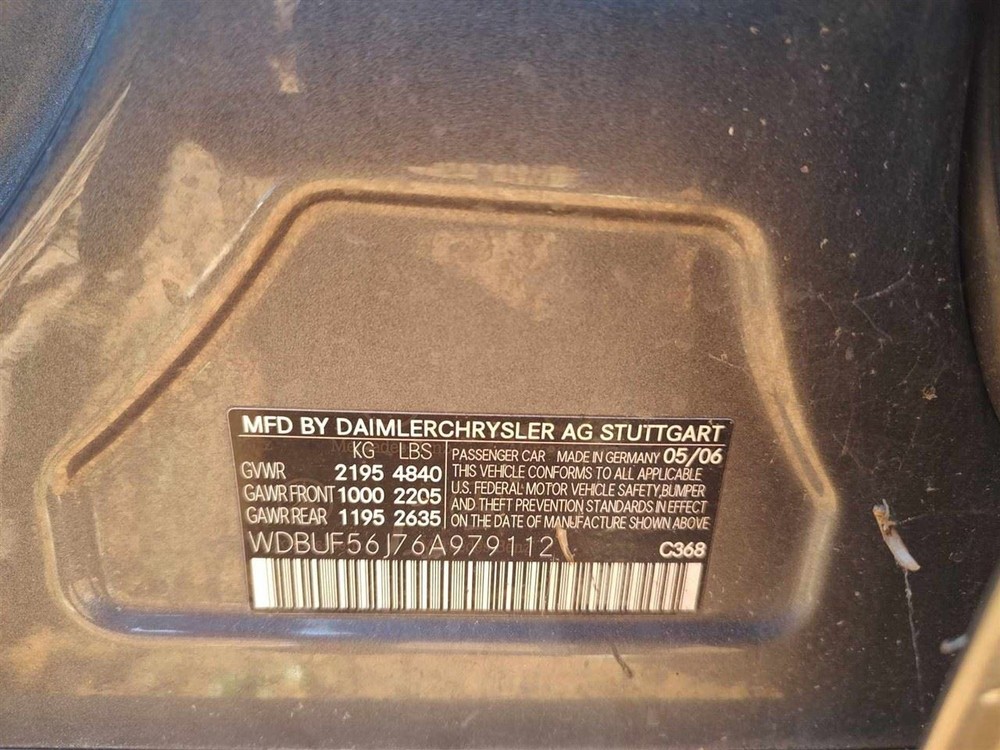 E320 2006 Fuse Box Cabin 6896