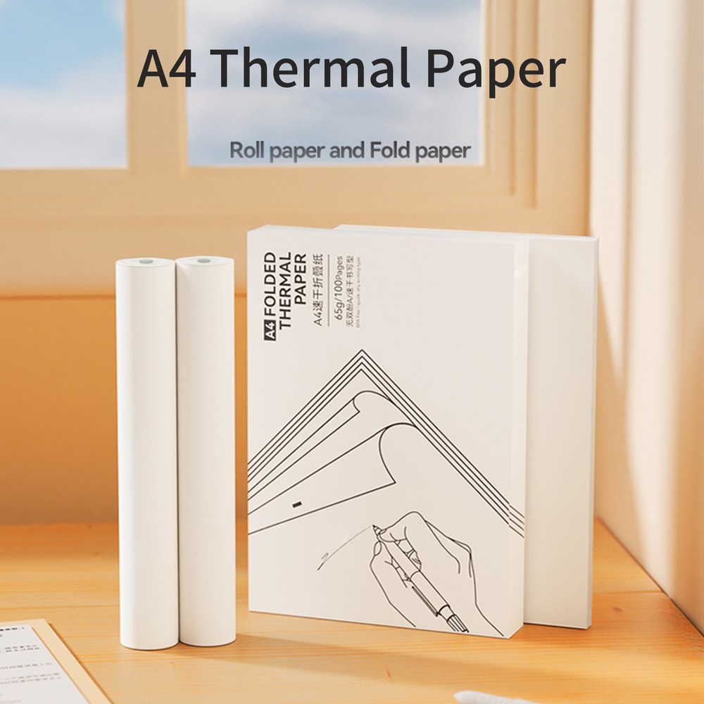 A4 Printer 200 Sheets Thermal Paper Compatible With PeriPage A40 Thermal Printer
