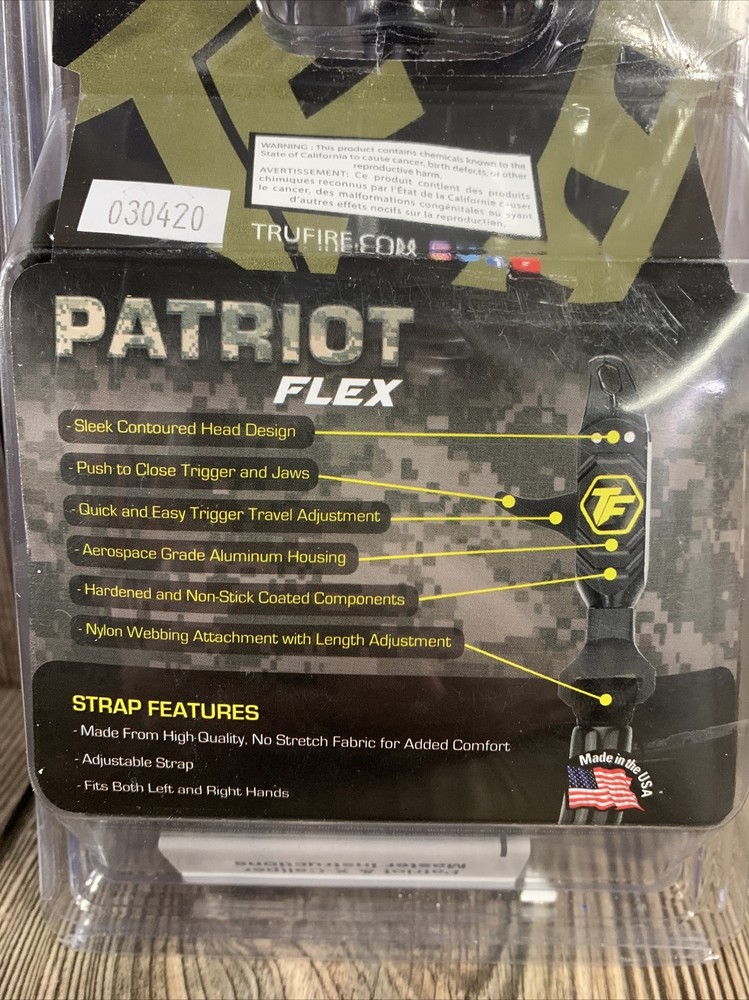 Tru Fire Patriot Flex Release- PTM - Open box