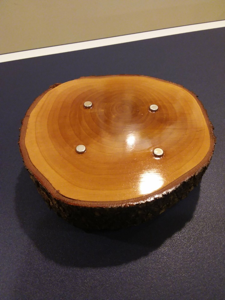 FOLDING KNIFE DISPLAY STAND, SOLID PEAR WOOD