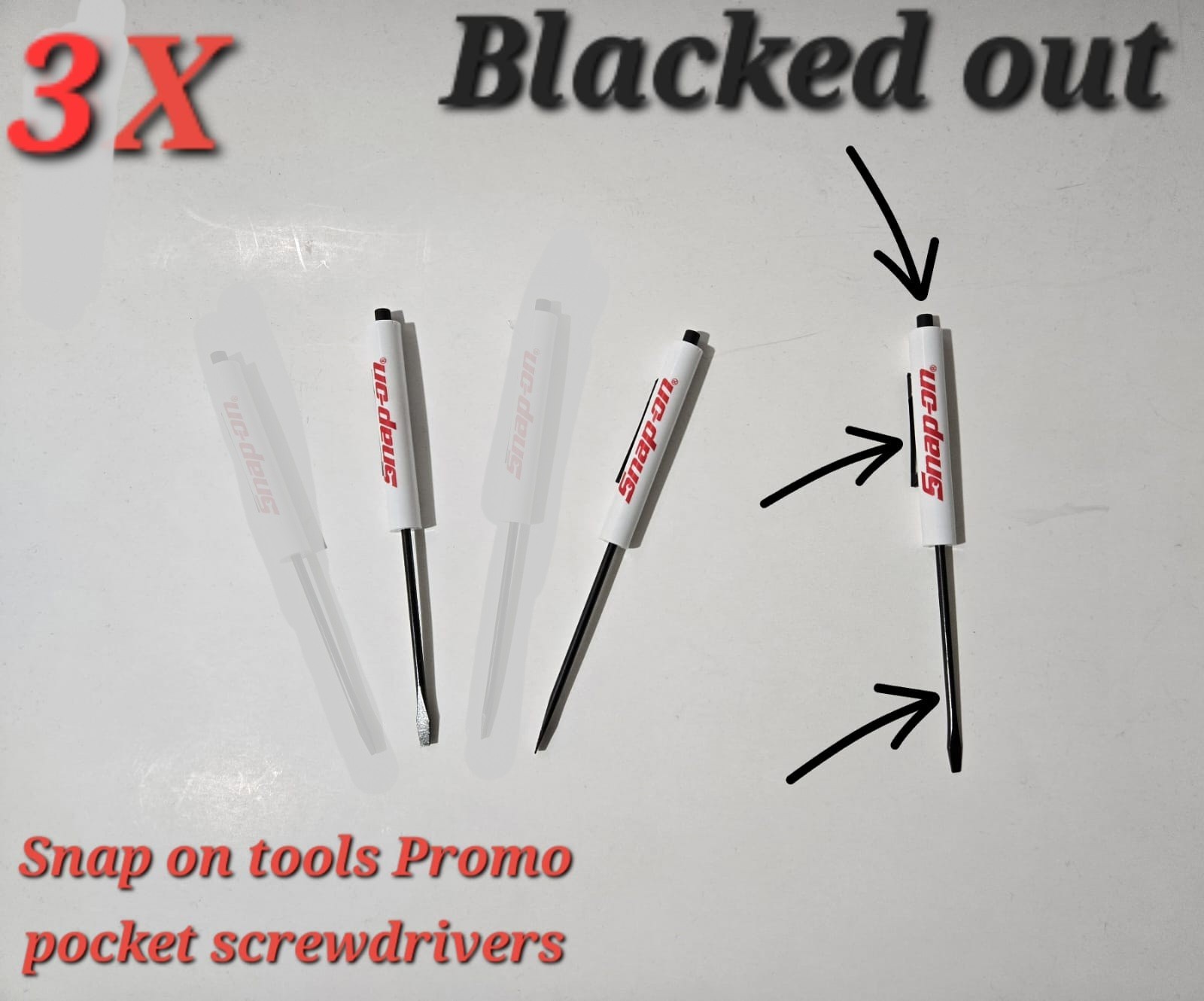 2PK SNAP ON TOOL BOX LOGO EMBLEM MATTE BLACK Plastic Badge Decal 8"+3 BLKOUT DRV