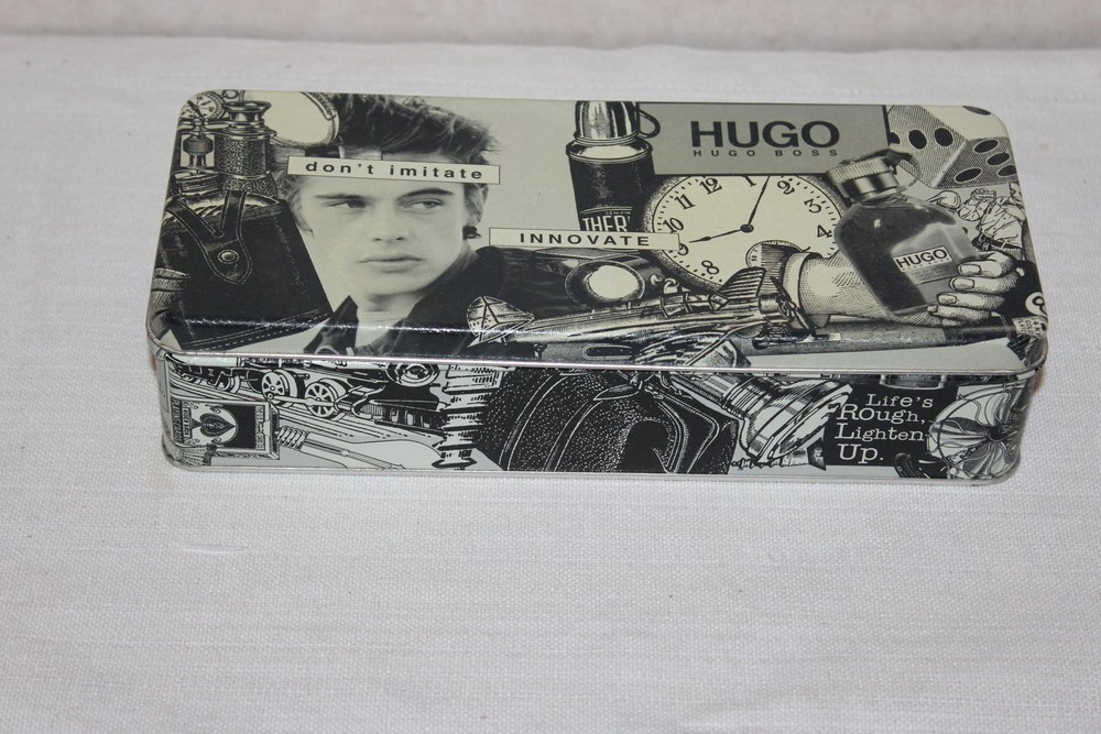 Hugo Boss Metal Tin Case – Empty / Tin Only