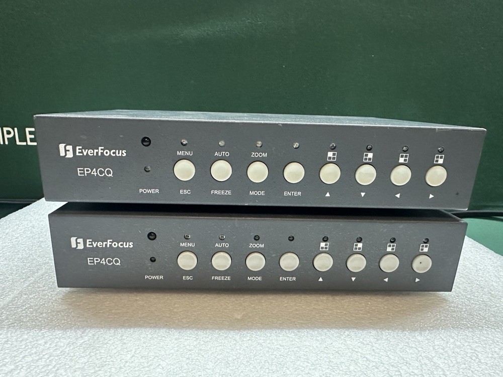 EverFocus EP4CQ‑VGA 4‑Channel Quad Processor – Power Tested Only