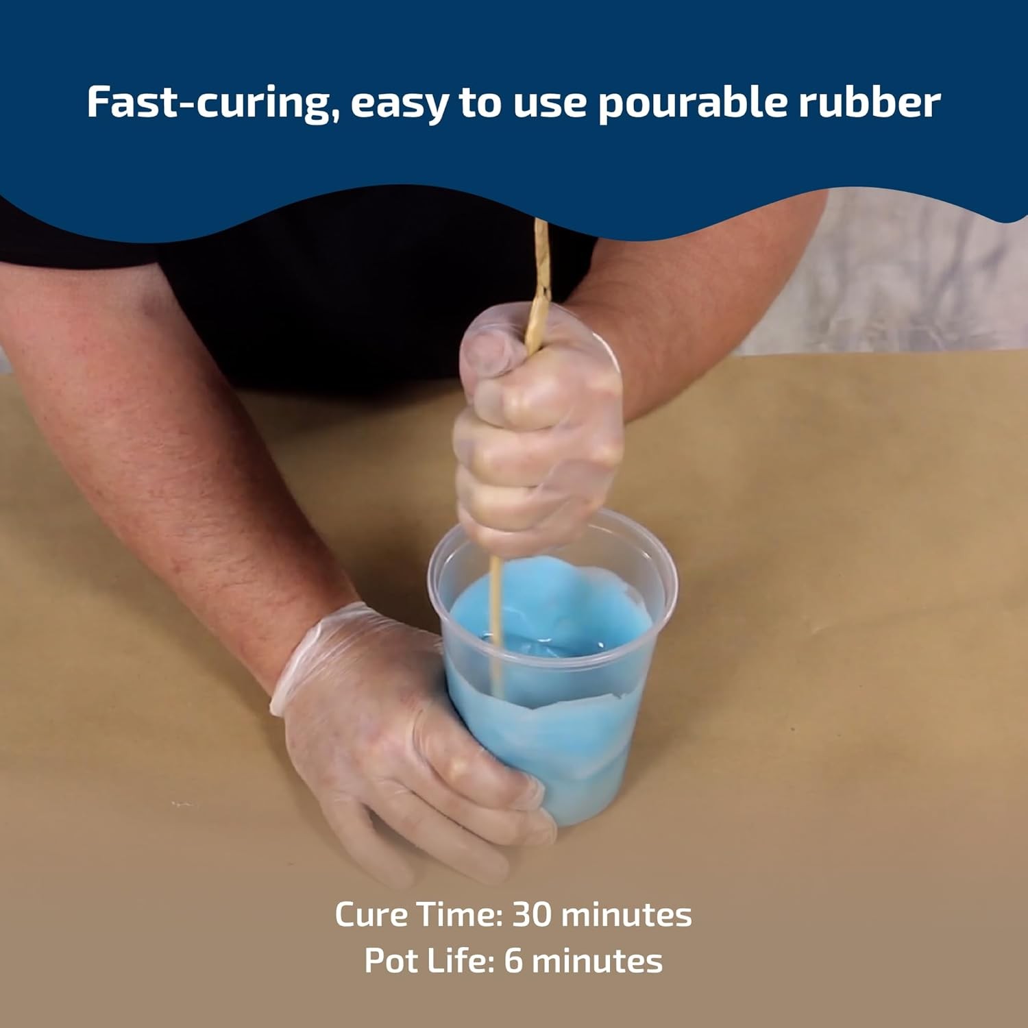 Fast Platinum Silicone Rubber Mold Making Kit Pint Unit for Casting Molds