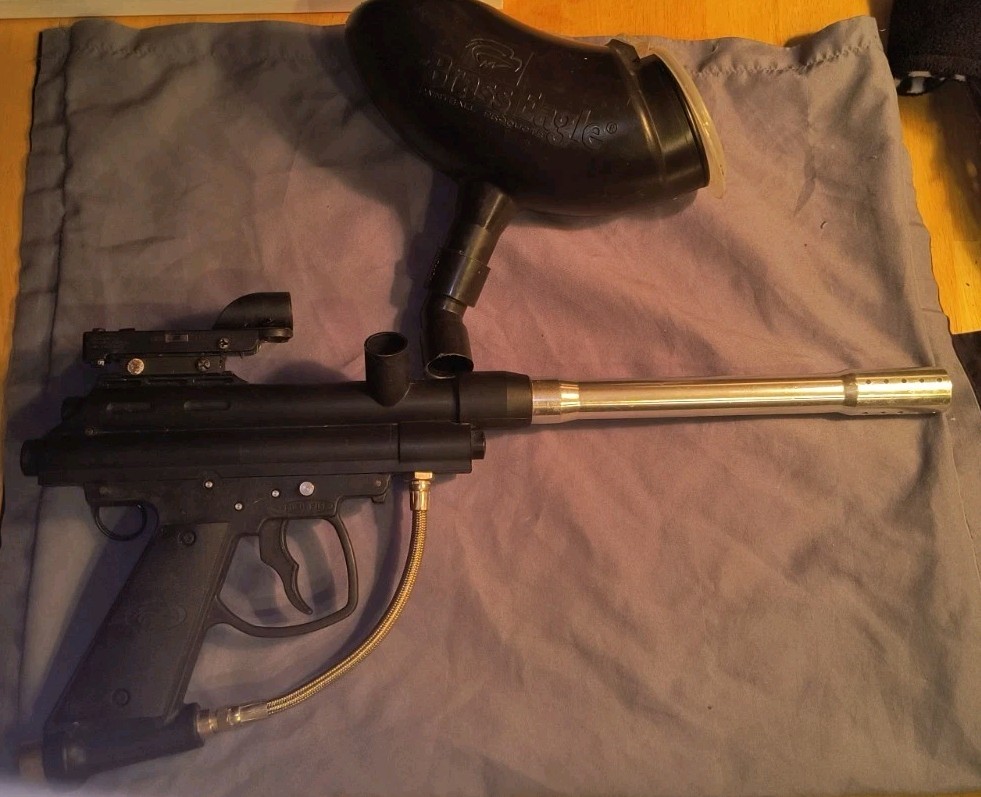 two paintball guns-Marauder