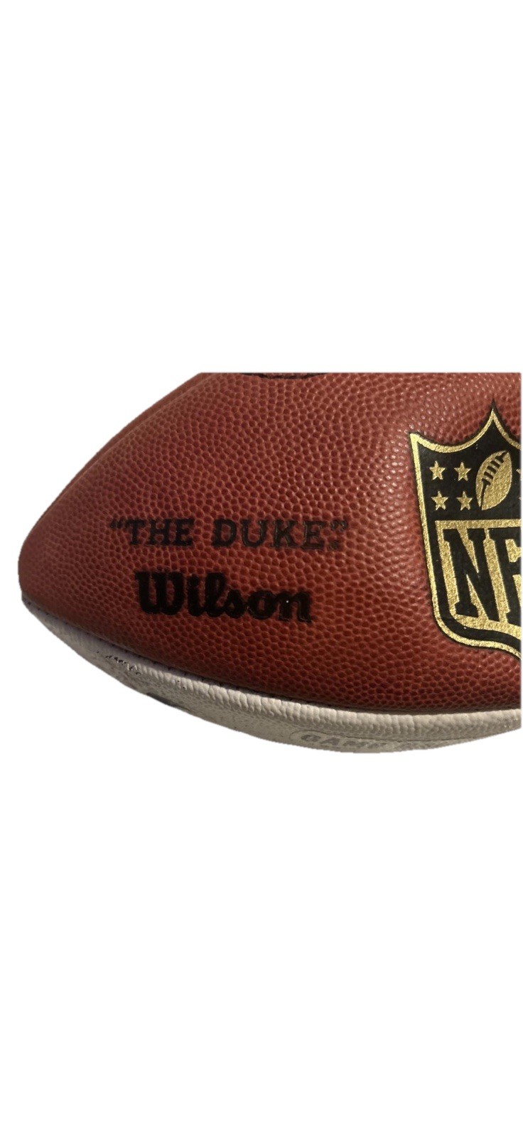 NFL Game Used Football Derrick Ward Texans vs Colts 9/12/2010 Wilson The Duke