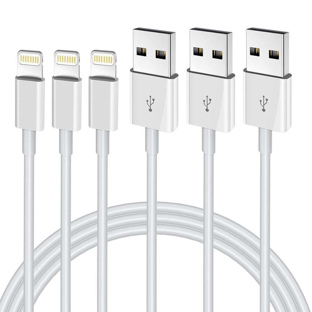 iPhone Charger 3FT Apple MFi Certified Lightning Cable 3 Pack