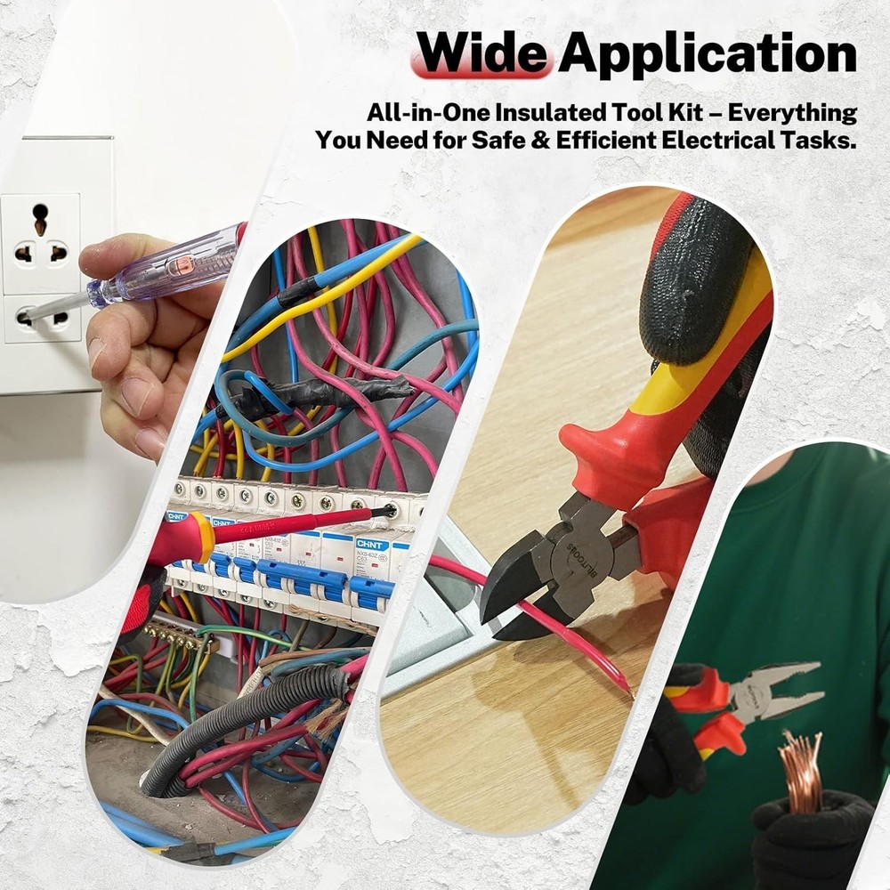 Insulated Screwdriver Set, VDE Electrician Tools