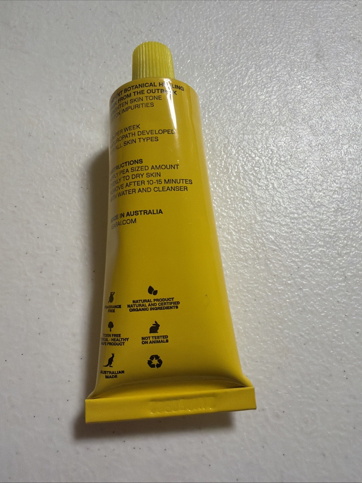 Asarai Earth Tones Australian Red Clay Face Detox Mask 50 ml/1.69 oz New