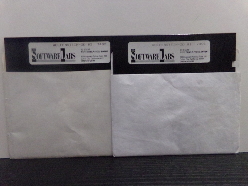 SoftwareLabs Wolfenstein-3D 1 & 2 Floppy Disk