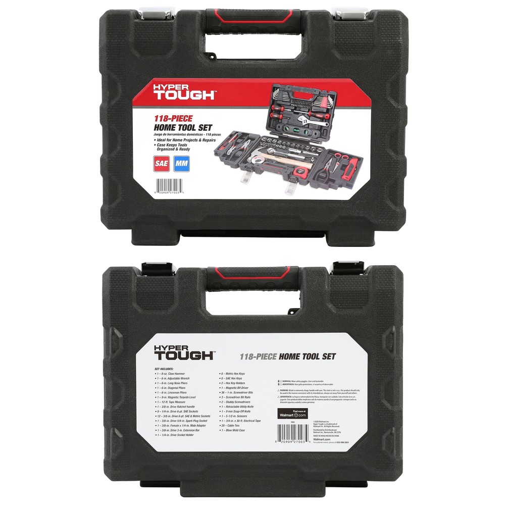 118-Piece Tool Set for Home Repairs