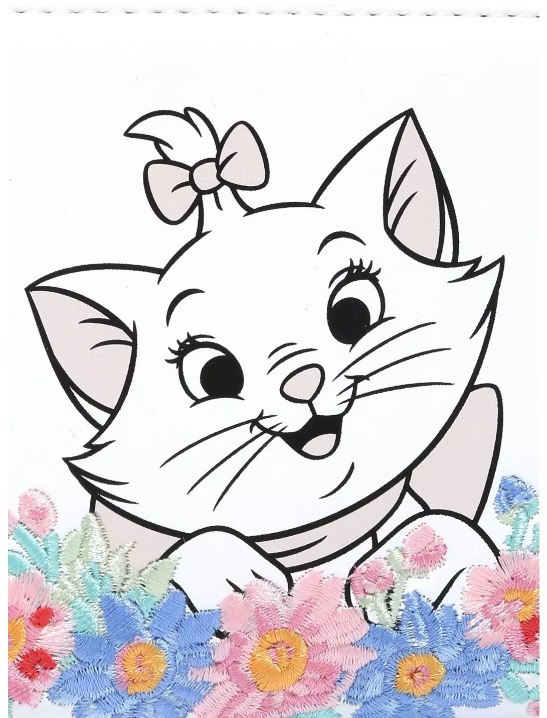 Loungefly Disney Marie The Aristocats Floral Wallet-zip-embroidered NEW