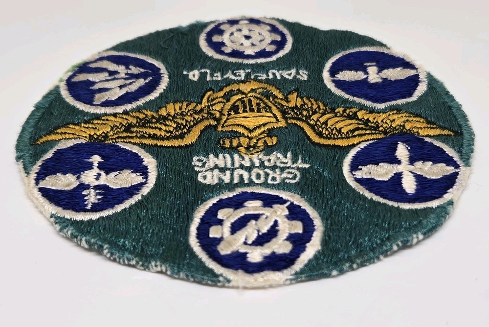 VINTAGE ORIGINAL GROUND TRAINING SAUFLEY FIELD PATCH