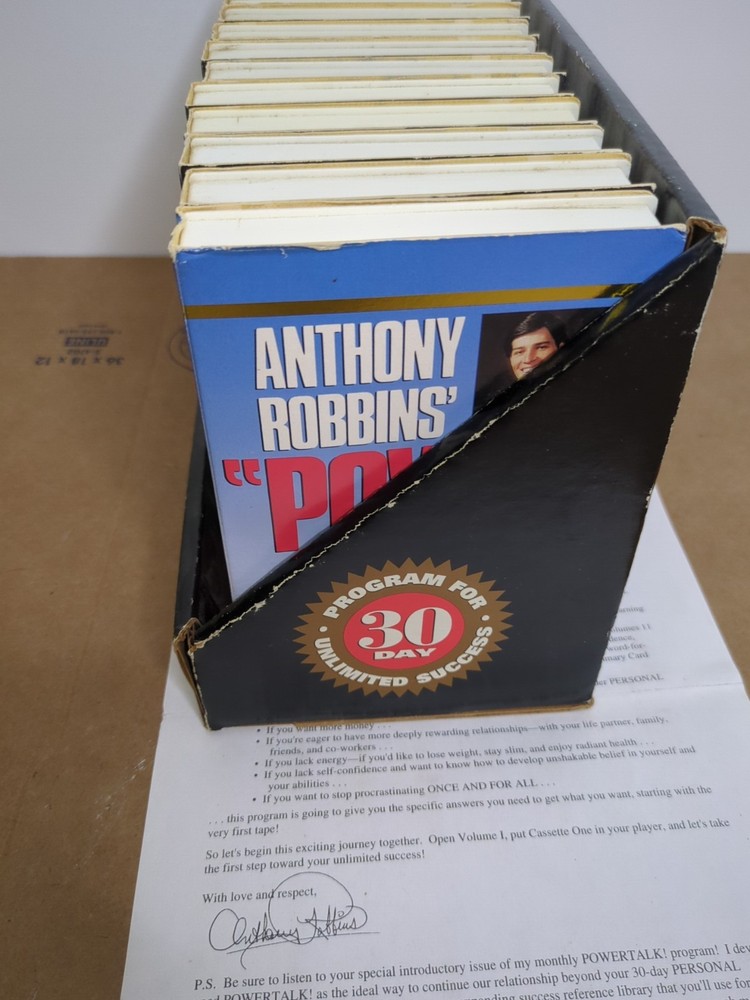 Anthony Robins: Personal Power! Audio Cassettes Bundle Lot