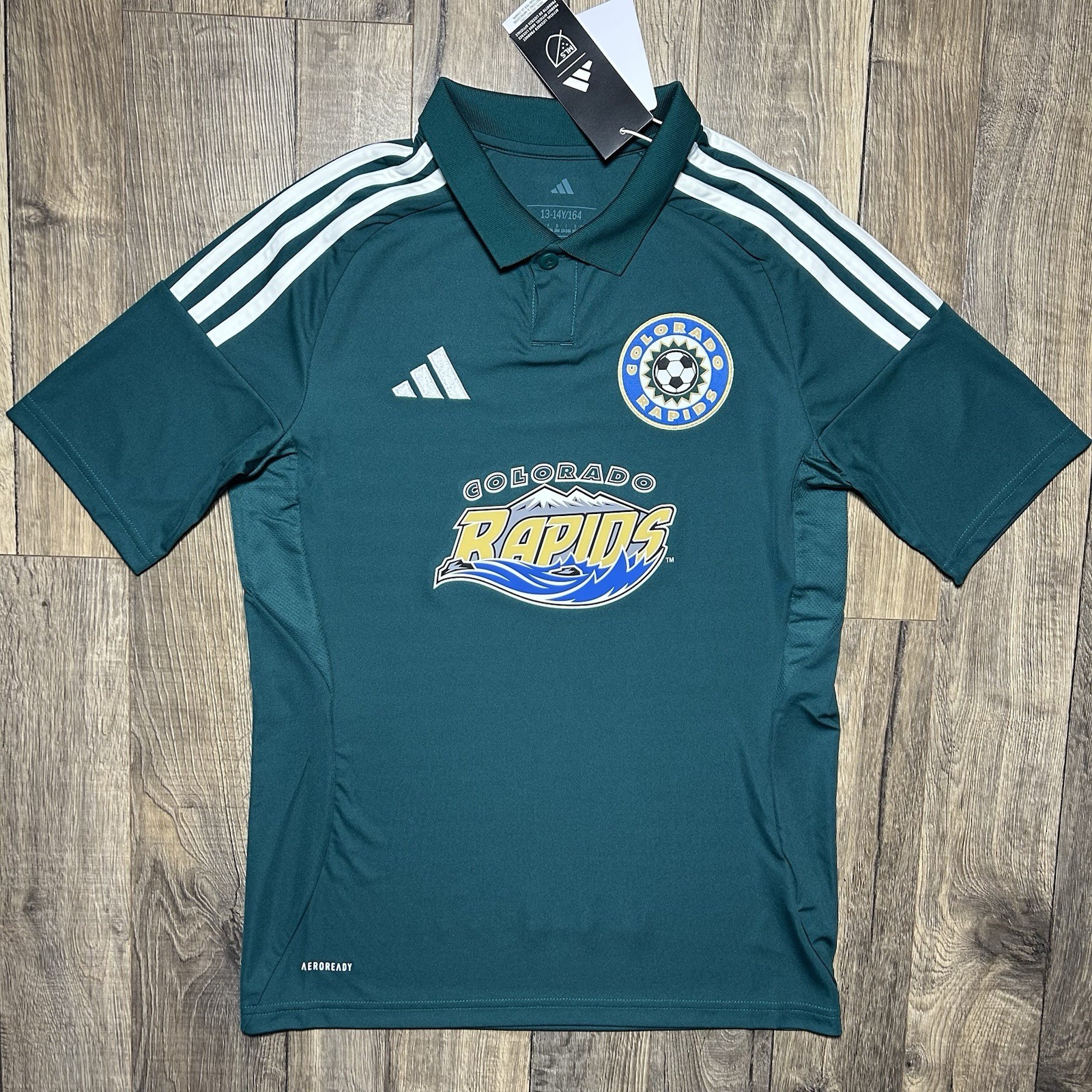 NWT Adidas Colorado Rapids 2025/26 Archive Third Soccer Jersey Youth Kids M $80