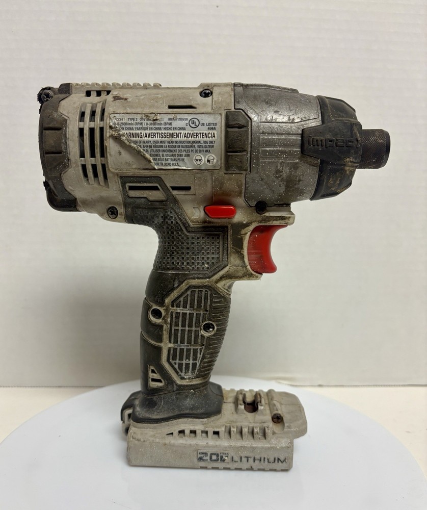 Porter Cable PCC641 20V Cordless Impact Driver Bare Tool Only.