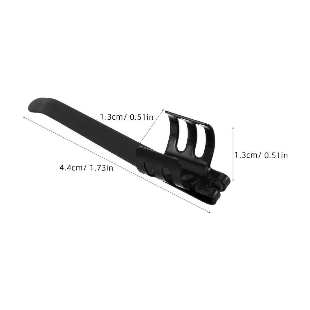 20pcs Flashlight Pocket Clip: Removable Flashlight Clip For Hiking Camping -