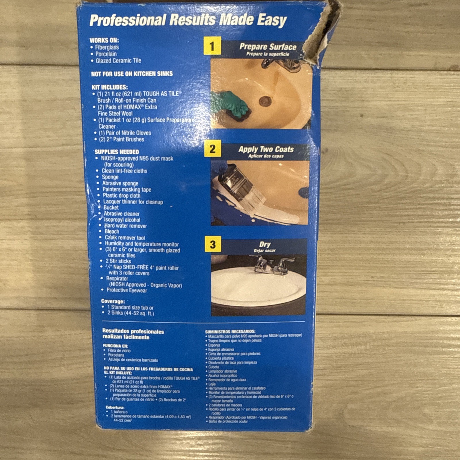 Homax Tough as Tile Tub, Sink, and Tile Refinishing Kit
