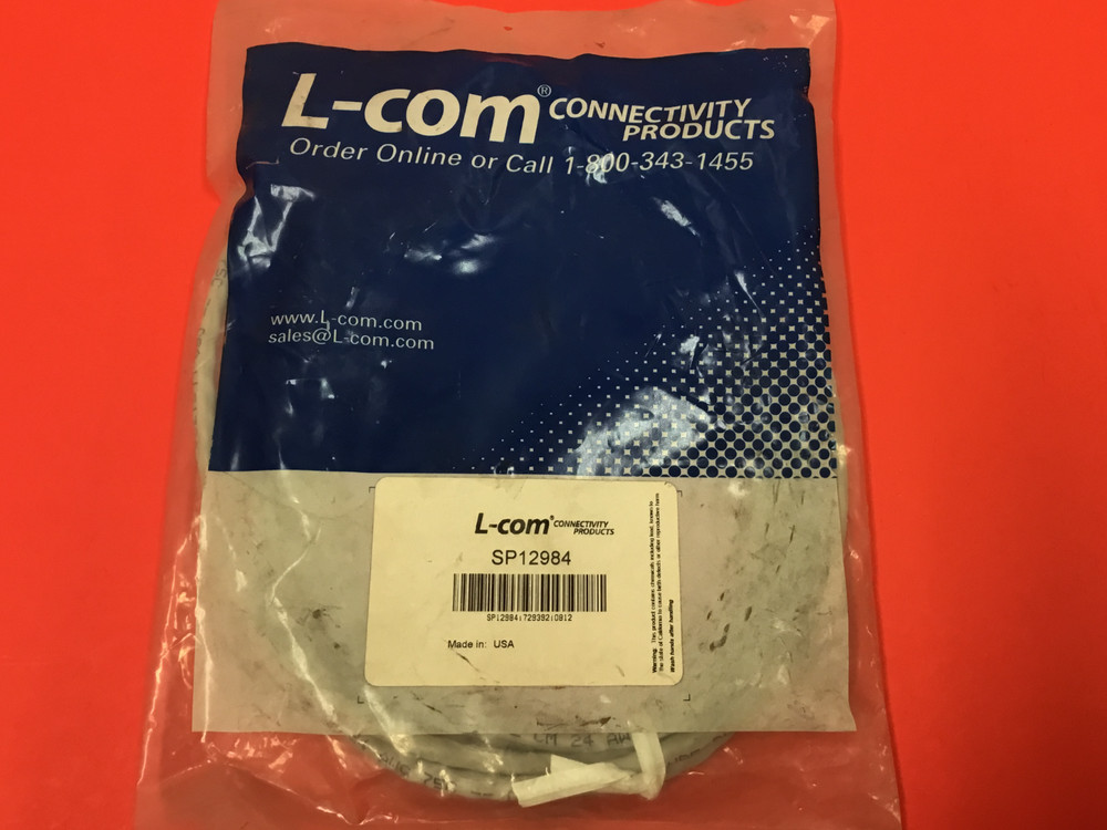 L-COM Connectivity Products - Model: SP12984 Cable - NEW