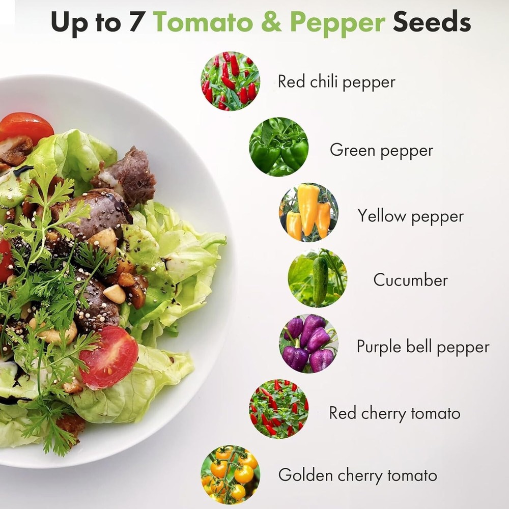 User-Friendly Hydroponic Cherry Tomato Seed Kit with Growth Accessories Included