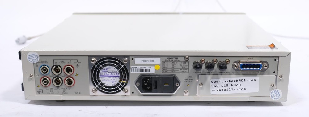 ADVANTEST R6581T 8.5 Digit Digital Multimeter
