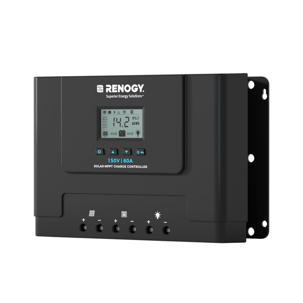 Renogy 60A MPPT Charge Controller 12V 24V 48V Auto
