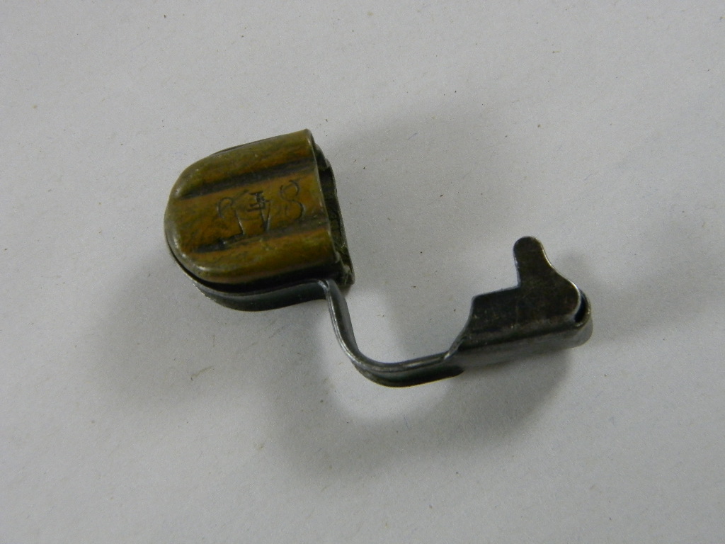 K31 SCHMIDT RUBIN RIFLE BRASS MUZZLE COVER.