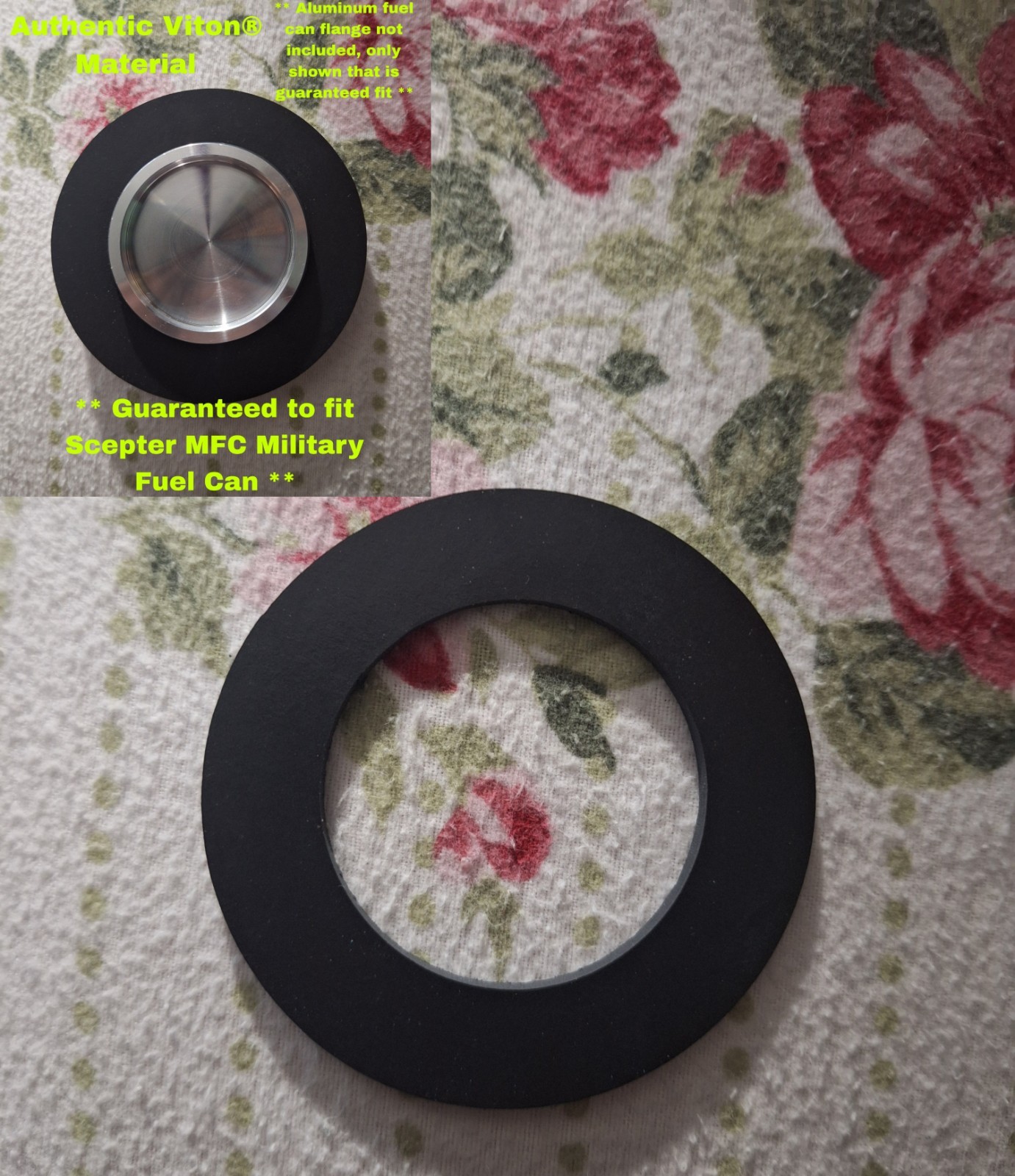 Authentic Viton Ring Gasket for Scepter MFC Military Fuel Can