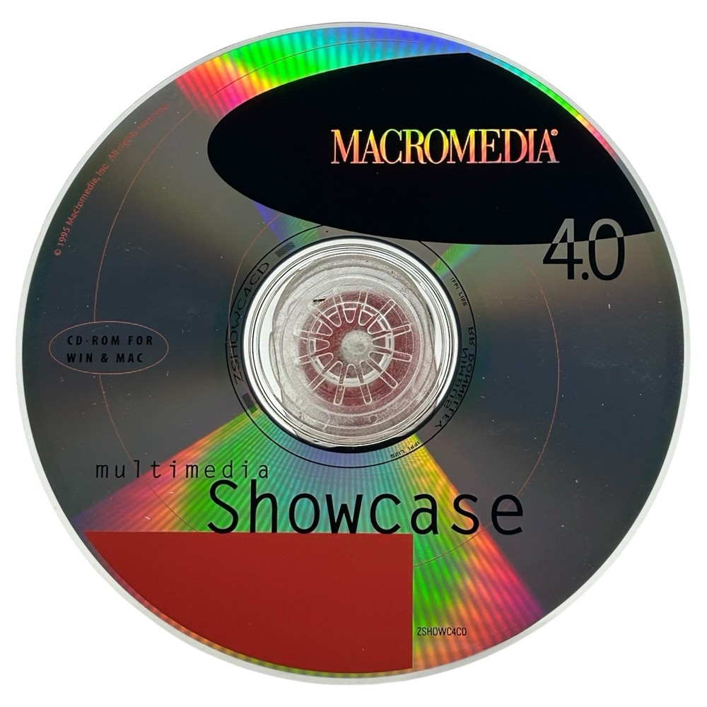 Macromedia 4.0 Multimedia Showcase International User Conference CD 1995