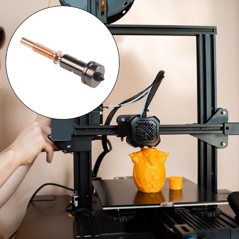 Quick Swap 3D Printer Nozzle Hardened Steel Nozzle Replacement for 3D Printer