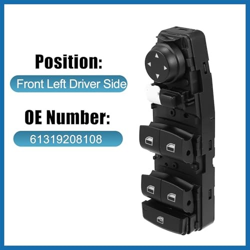 Front Left Driver Side Power Window Master Control Switch for BMW 320i 2017