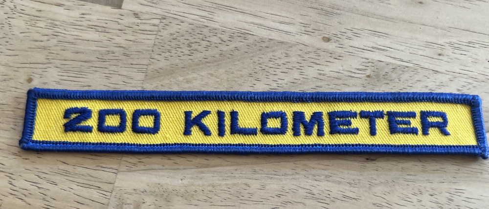 Vintage 200 Kilometer Patch