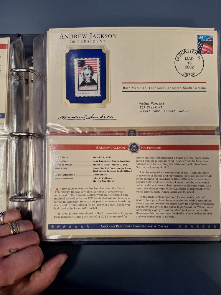 American Presidents Commemorative Covers Mint Condition