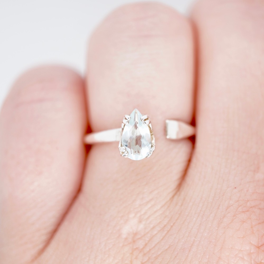 Sterling Silver Sky Blue Topaz Ring