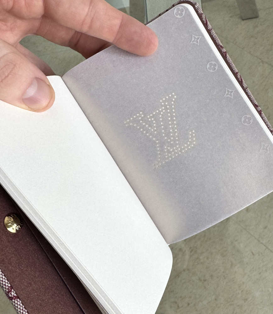 Louis Vuitton Carnet R20835 Notebook Monogram Mini red 7445
