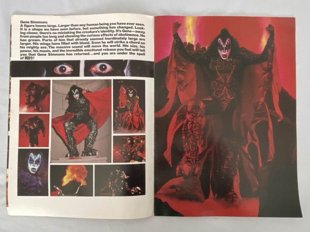 Vtg 1979 KISS Tour Program Dynasty Era Concert Book Aucoin Casablanca Rock Band