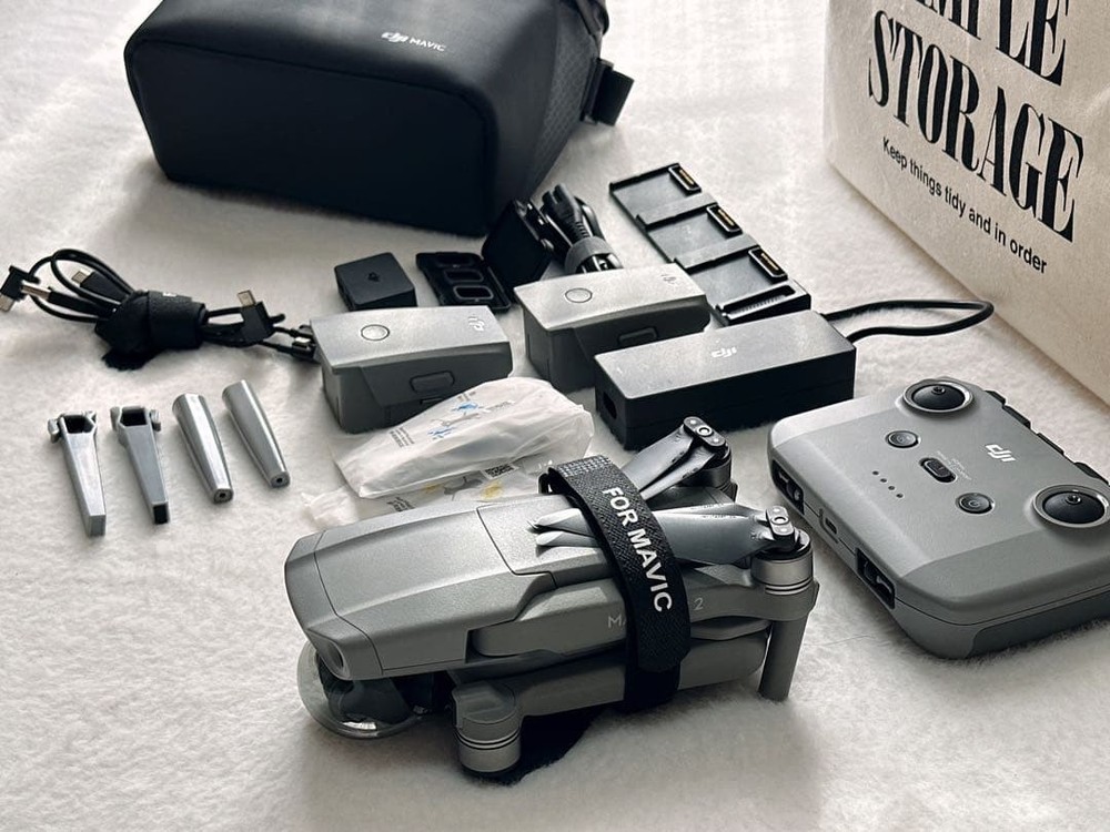 Dji Mavic Air 2 Fly More Combo Drone Kit With Remote Controller Batteries Case
