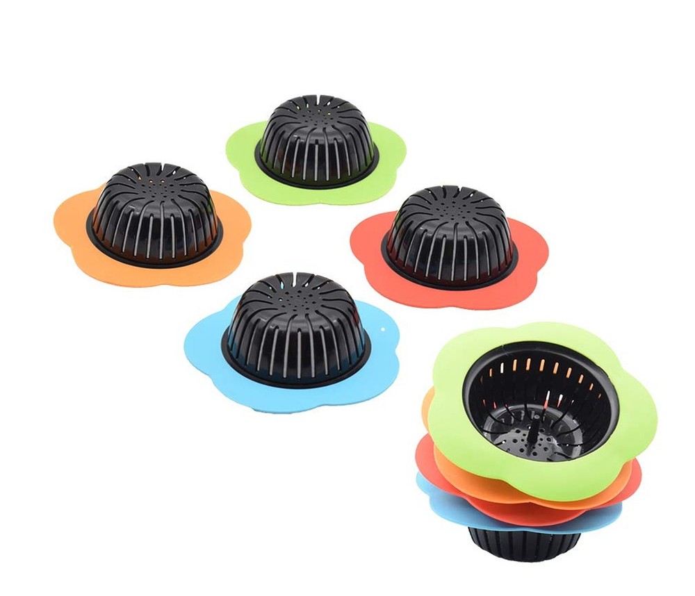 Kitchen Sink Strainer 4 Pack, Pouring strainers，Drain FilterLarge Wide Ri