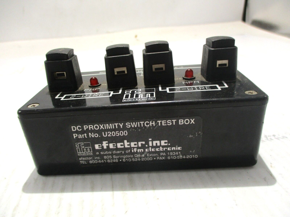 IFM U20500 PROXIMITY SWITCH TEST BOX